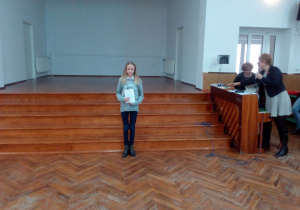 Ewelinka nagrodzona za konkurs matematyczny