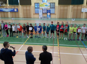 II miejsce w Wielkopolsce w drużynowym badmintonie chłopców.