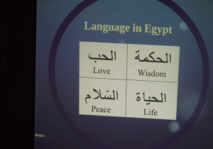 Language in Egypt.