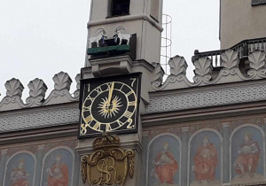 zegar ratusza w Poznaniu