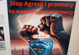 Plakat o zapobieganiu agresji