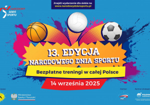 Plakat 13 edycja Narodowego Dnia Sportu