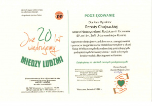 Podziękowanie