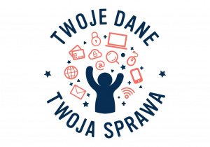 Logo programu z napisem twoje Dane - twoja Sprawa